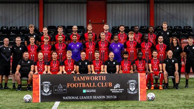 Tamworth F.C. first-team squad for the 2025/26 National League season
